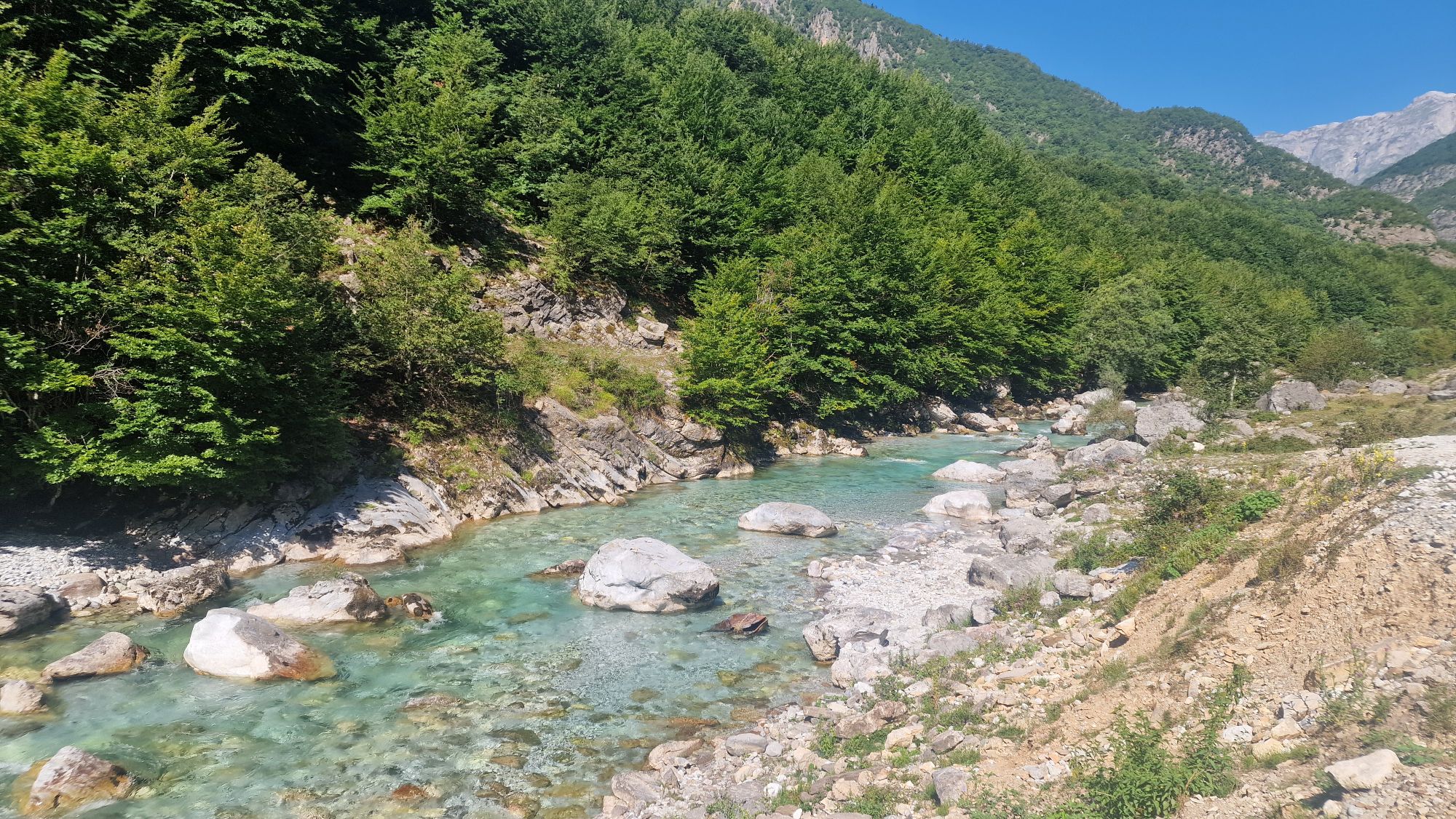 Das Ende der Shoshan-Schlucht und das sich öffnende Tal