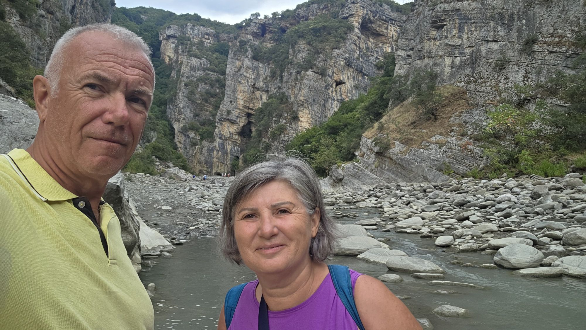 Weg in die Lëngarica-Schlucht bei Bënjë