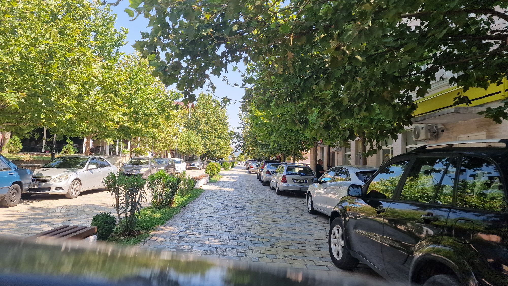 Allee an der Burg von Tepelenë