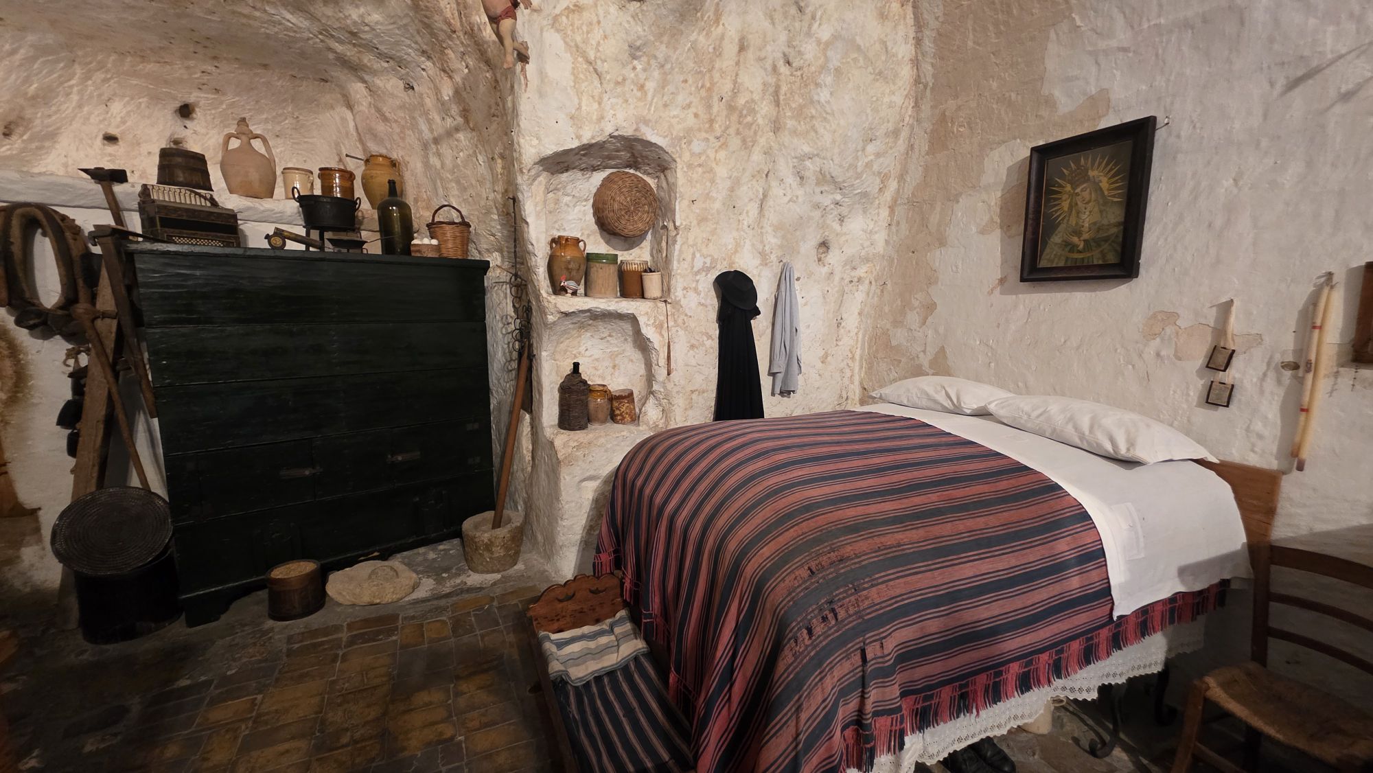 Historische Höhlenwohnung Casa Grotta in Matera