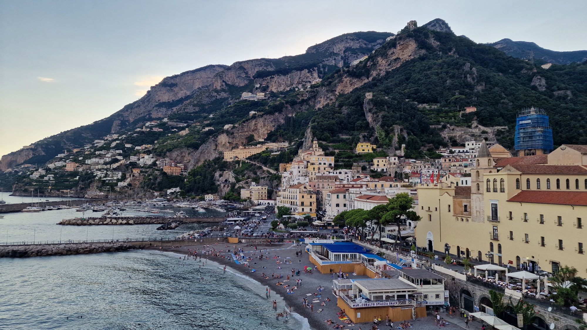 Strand und Küste von Amalfi